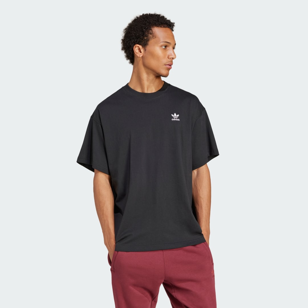 Tričko adidas Performance Trefoil Essentials Oversized T-Shirt Čierna | JD0349, 0