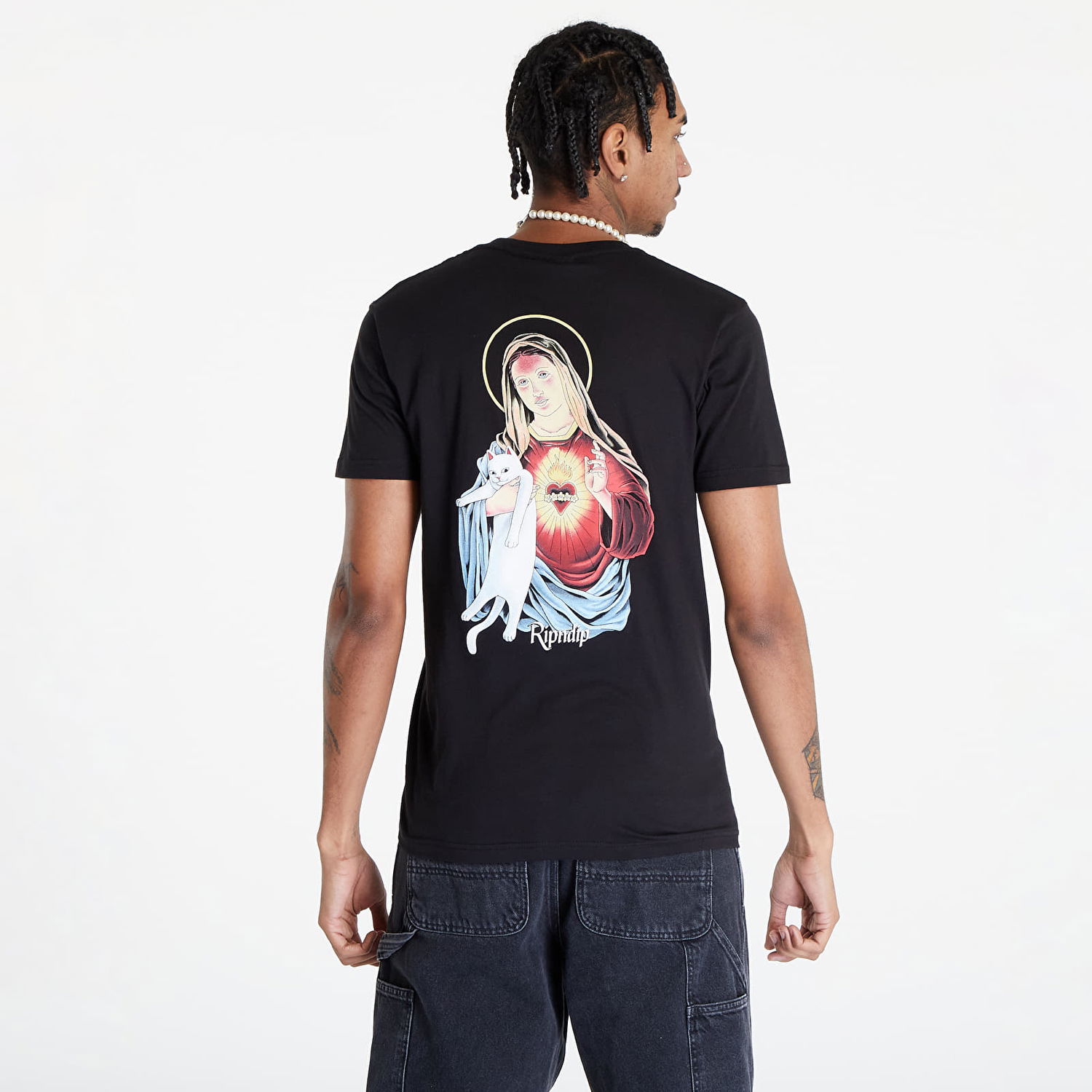 Tričko RIPNDIP Mother Mary Tee Čierna | RNDHOL23165, 1