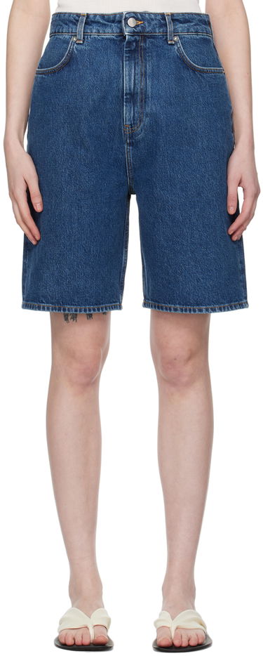 Šortky Loulou de Saison Loulou de Saison Isu Denim Shorts Modrá | ISU, 0