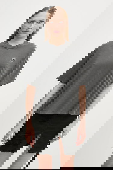 Tričko Carhartt WIP Nelson Washed Oversized Short Sleeve T-shirt Šedá | I033051.87GD, 0