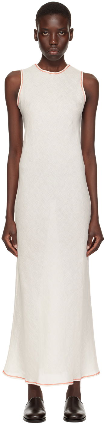 Šaty Baserange Baserange Dydine Maxi Dress Biela | DRDY-SL-SU24, 0