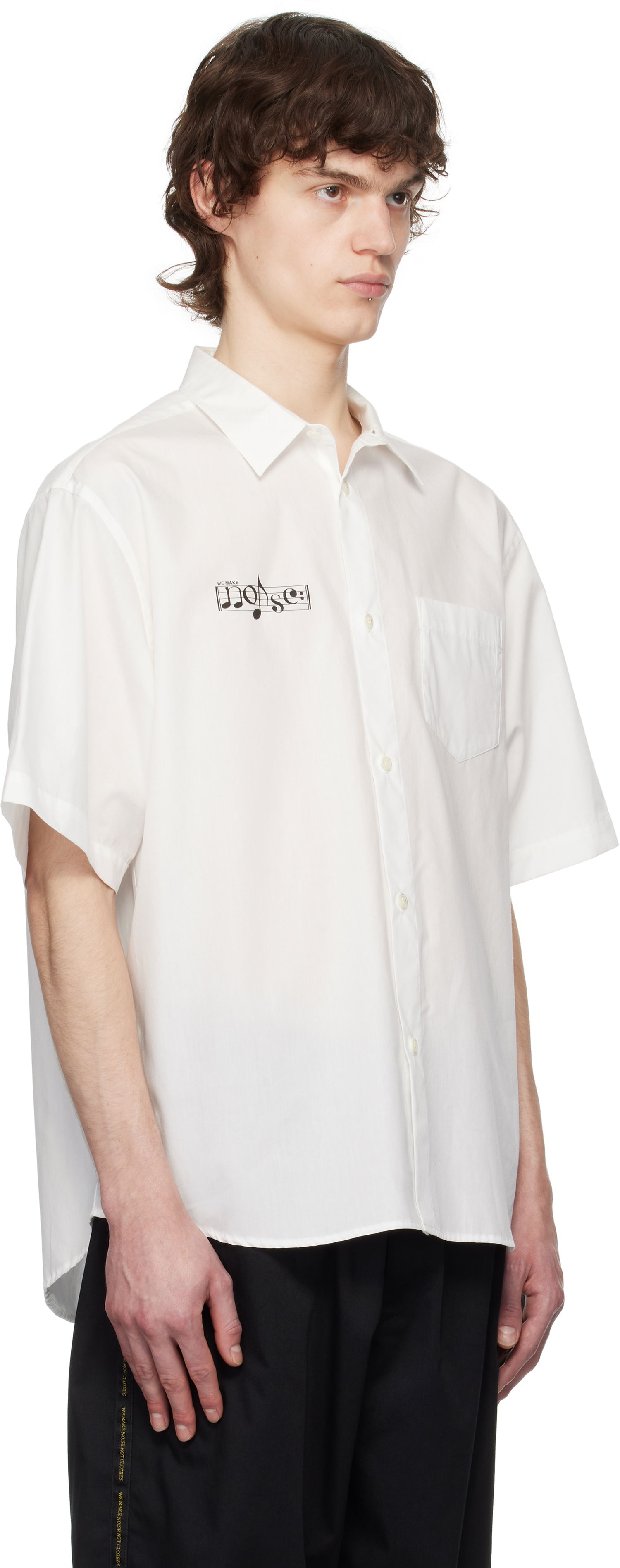 Košeľa UNDERCOVER UNDERCOVER Short Sleeve Button-Up Shirt Biela | UP1E4403, 1