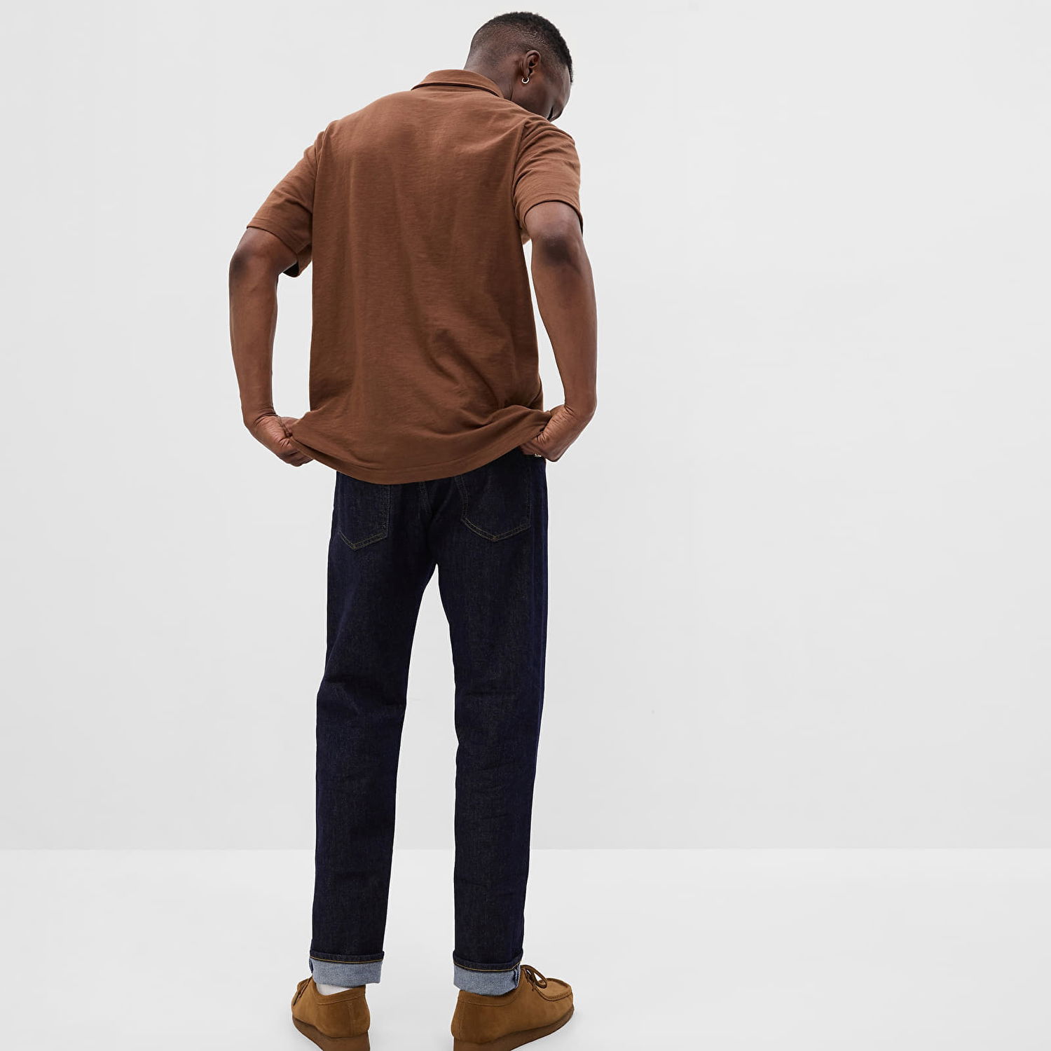 Džínsy GAP Denim Pants Straight Resin Rinse Čierna | 809092-00, 1