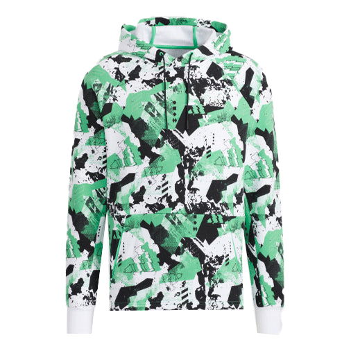 Mikina adidas Originals Graphic Print Pullover Hoodie Zelené | H13810