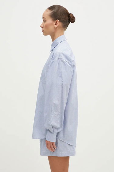 Košeľa Sporty & Rich Relaxed Fit Shirt Modrá | SI006S409SN, 1