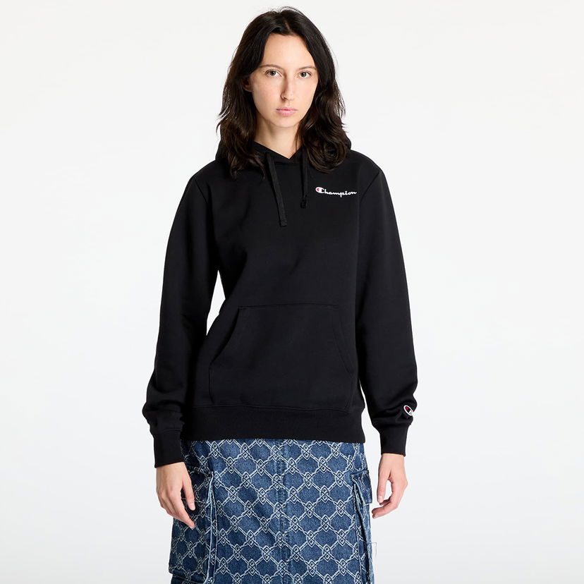 Mikina Champion Hooded Sweatshirt Black Čierna | 117530 CHA KK001