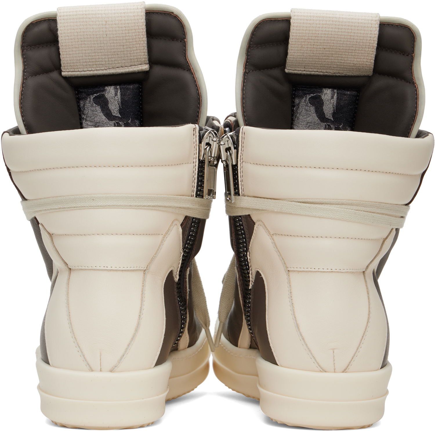 Tenisky a topánky Rick Owens Rick Owens Hollywood Geobasket Hnedá | RU01E5894 LCO, 1