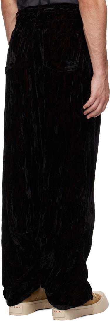 Nohavice Collina Strada Collina Strada Dante Velvet Trousers Čierna | XX6021, 2