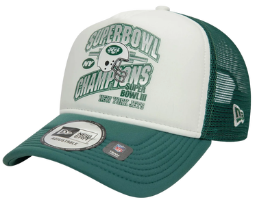 Šiltovka New Era New York Jets Super Bowl 9FORTY A-Frame Trucker Cap Zelené | 60595294-60595294, 0