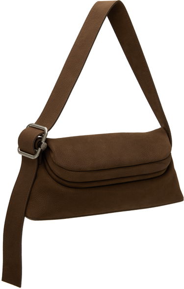 Taška cez rameno OSOI Suede Shoulder Bag Hnedá | 24FWB01016048, 1