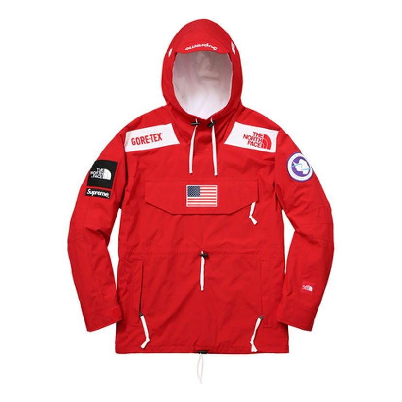 Vetrovka Supreme The North Face Trans Antarctica Expedition Pullover Jacket Červená | SUP-SS17-609