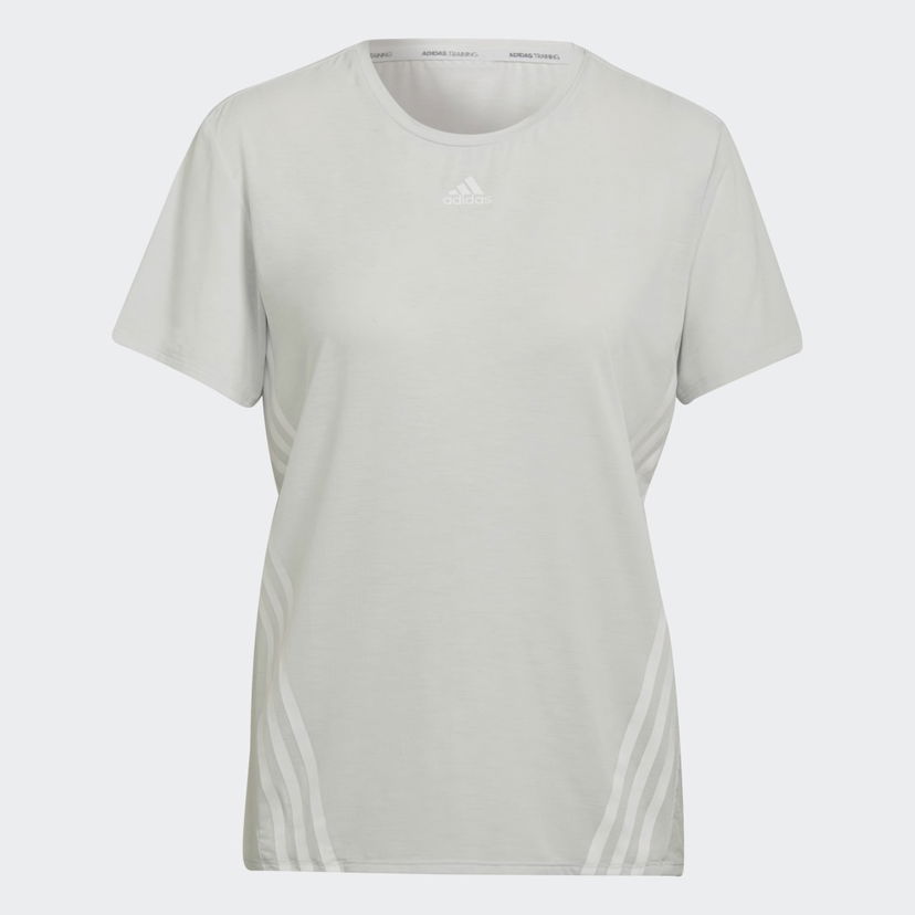 Tričko adidas Performance 3-Stripes Training T-Shirt Šedá | HC2759