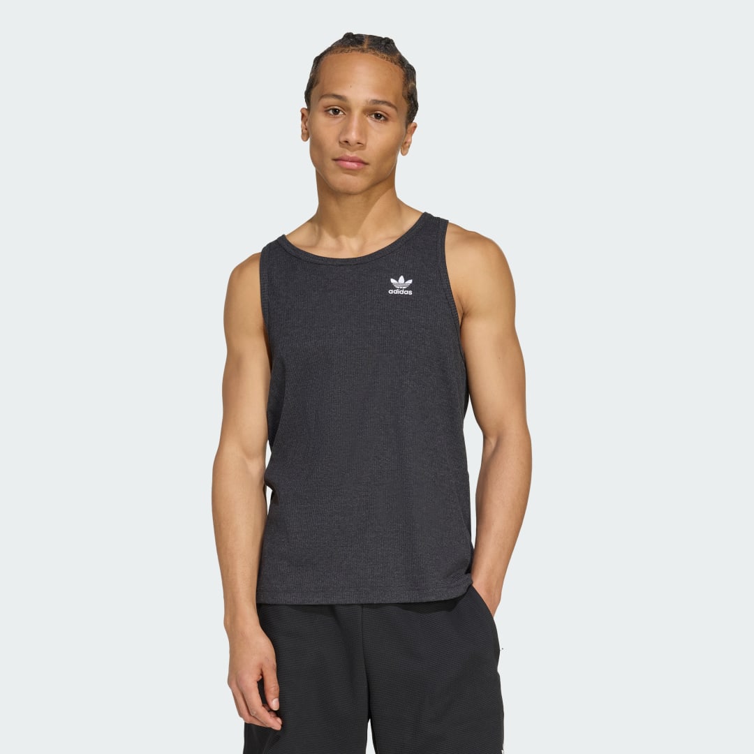 Tielko adidas Performance Trefoil Essentials Tank Top Čierna | KA0648, 0