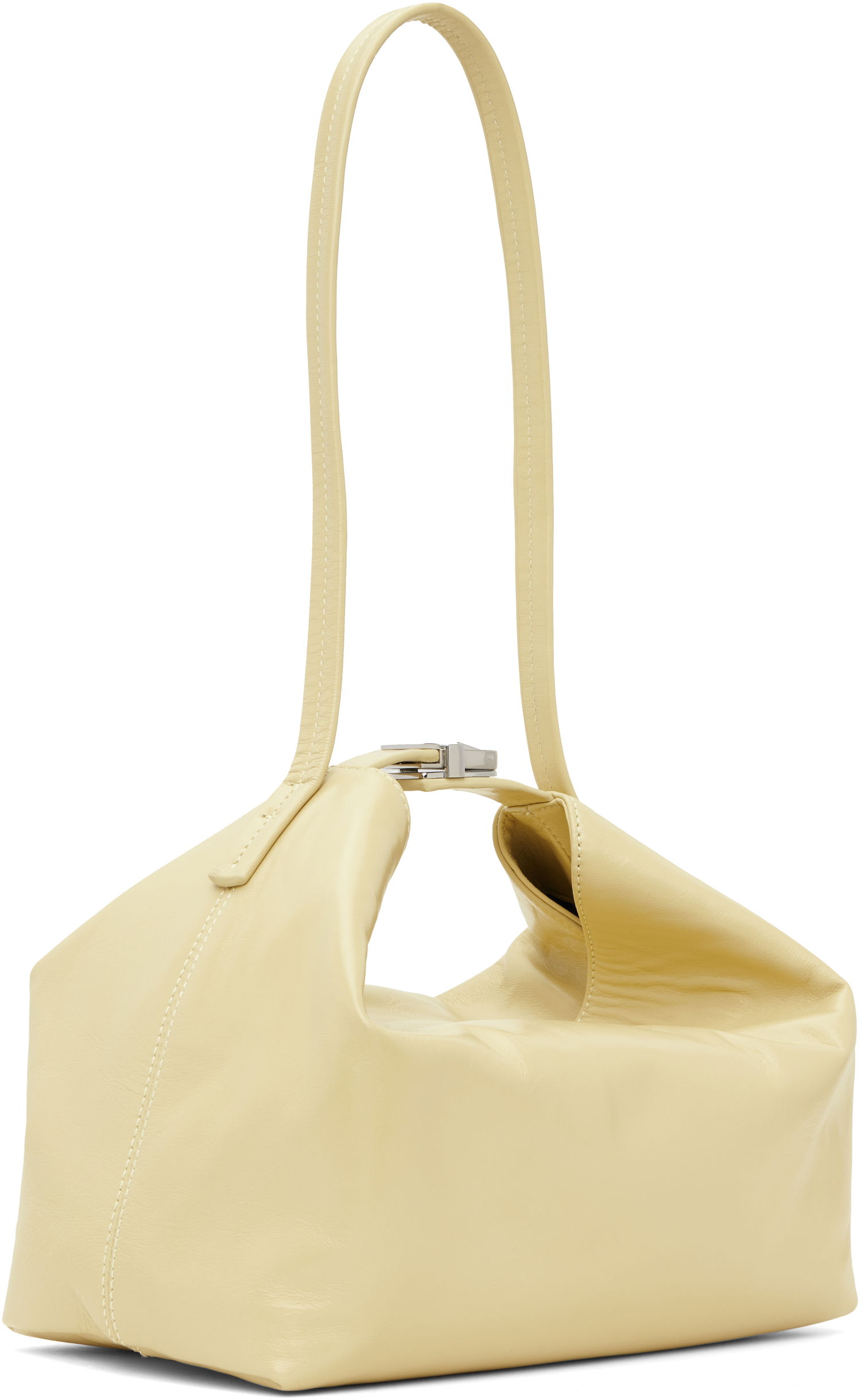 Kabelka BY FAR Bea Creased Leather Shoulder Bag Béžová | MWBSB052LL002BG032PL, 1