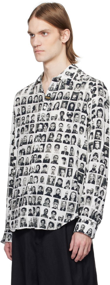 Košeľa Martine Rose Martine Rose Classic Photo Print Shirt Biela | 401WS24020, 3