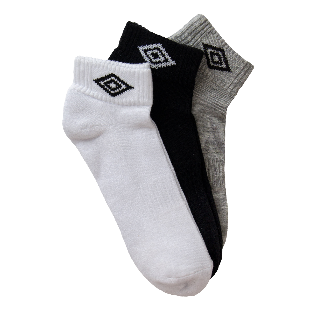 Ponožky Umbro Supersneaker Ankle Socks 3-Pack Rôznofarebný | UME241U101-10, 0