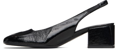 Tenisky a topánky Courrèges Courrèges AC Vinyl Slingback Heels Čierna | 325SPP039VY0003, 2