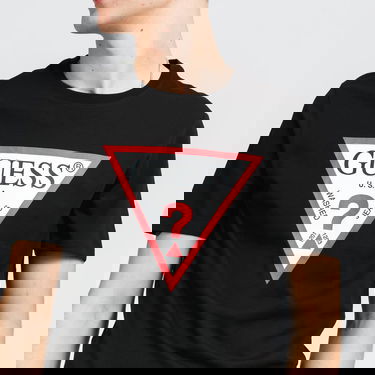 Tričko GUESS Triangle Logo Tee Čierna | M1RI71I3Z11-JBLK, 2