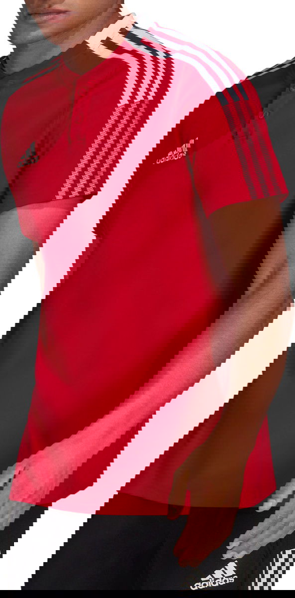 Polo tričko adidas Originals Tiro 21 Polo Shirt Červená | gm7365