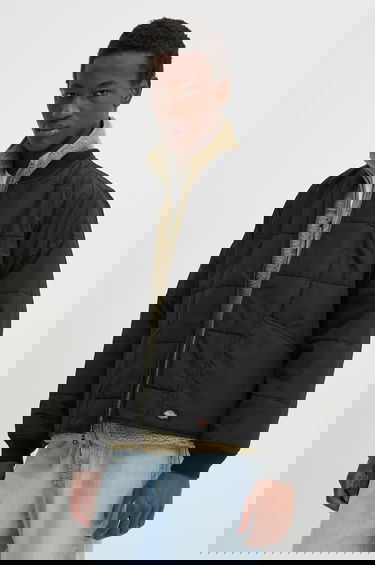 Bomber bunda Dickies GARDINER Quilted Bomber Jacket Sherpa Lined Čierna | DK0A4Z35, 3