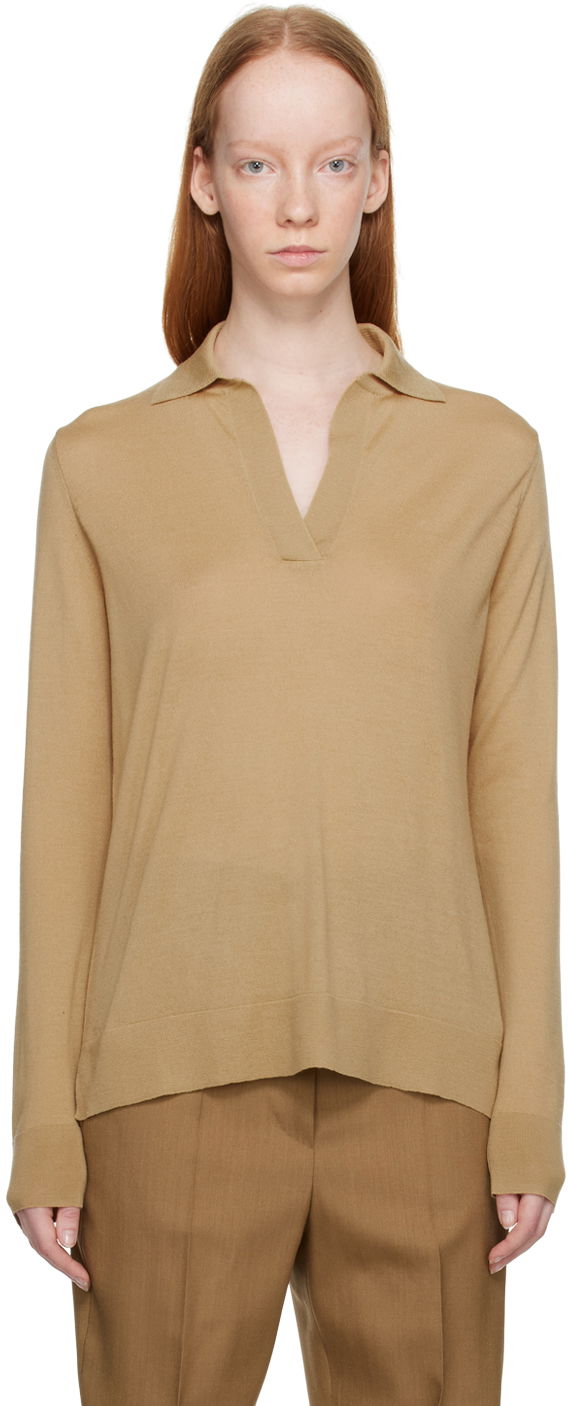 Sveter Max Mara Infante Polo Neck Sweater Béžová | 2313612631600 13612631, 0