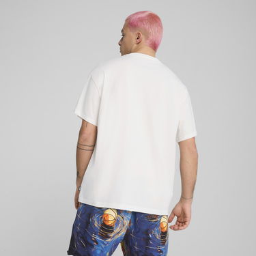Tričko Puma Dylan Exhibit Basketball T-Shirt Biela | 630673_01, 3