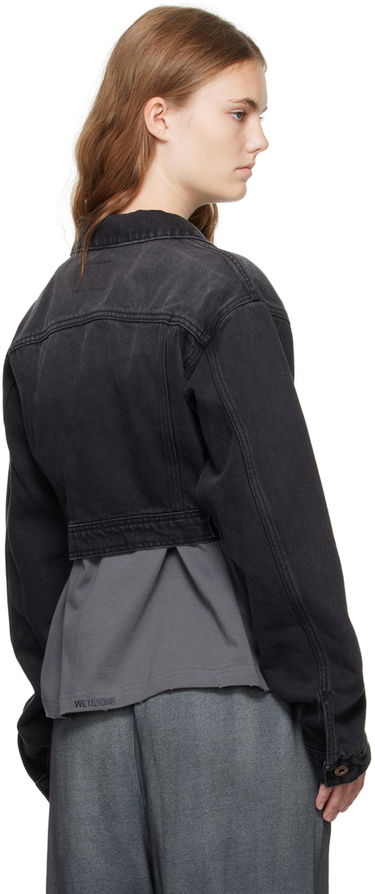 Bunda We11done We11done Cropped Denim Jacket Čierna | WD-DJ2-24-337-W-BK, 2