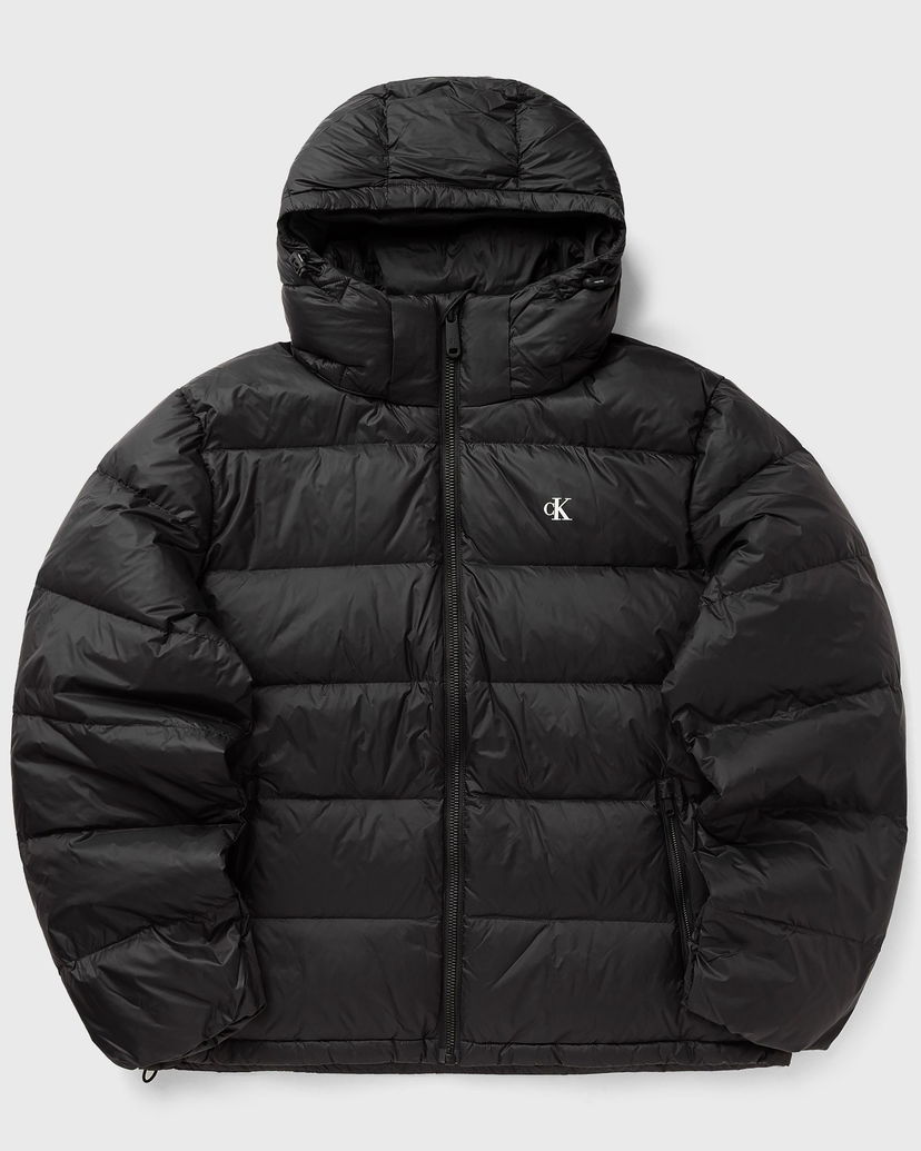 Prešívaná bunda CALVIN KLEIN Calvin Klein Zip-Off Hood Down Puffer Jacket Čierna | LV04RC518GUB1