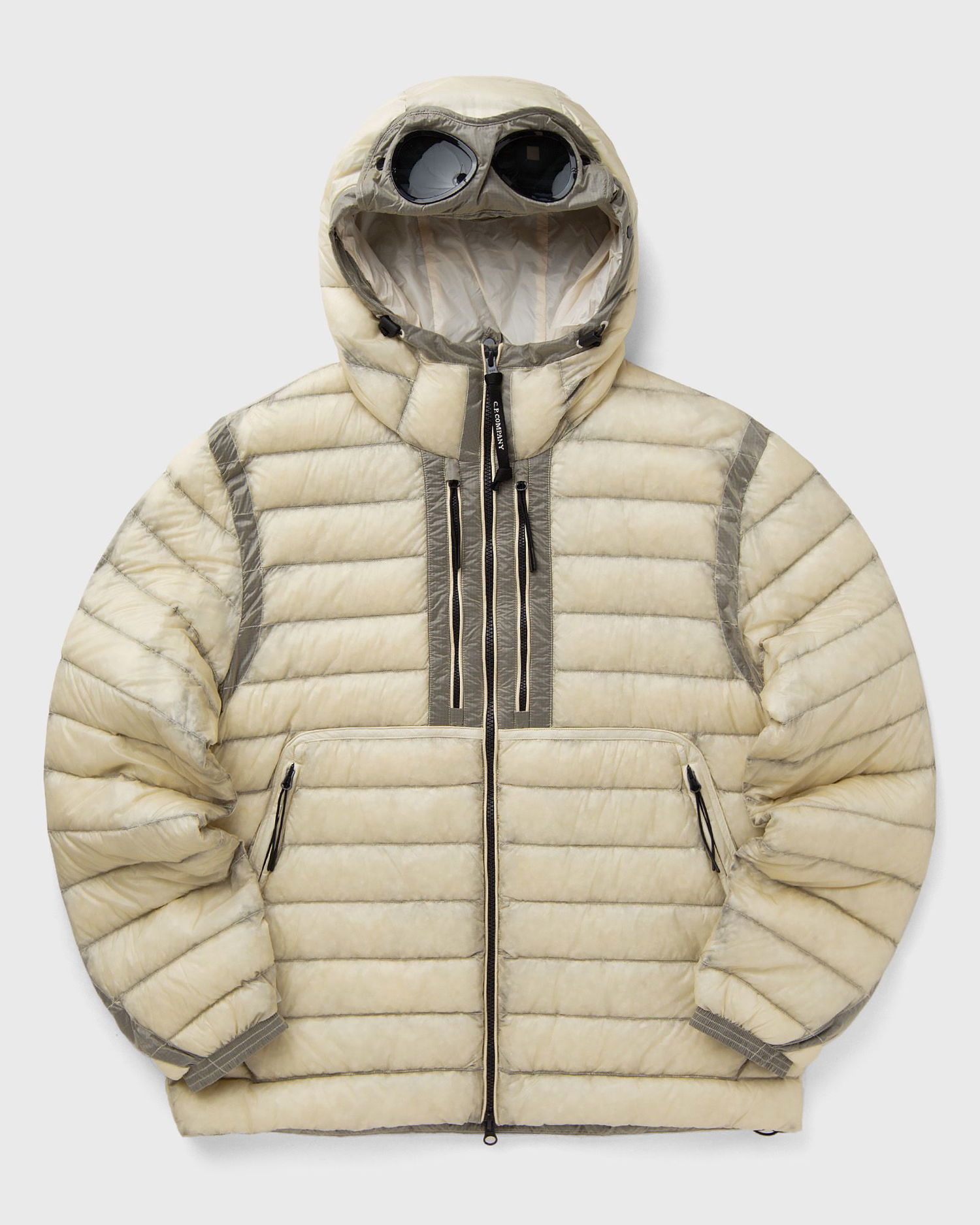 Prešívaná bunda C.P. Company CP Company Goggle Hooded Down Jacket Béžová | 19CMOW031A110416A-402, 0