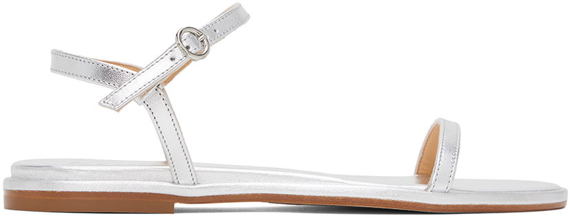 Starostlivosť o obuv Aeyde Aeyde Nettie Flat Sandals Metalická | A11-FS-TTTR08FL49-SS24-920-051