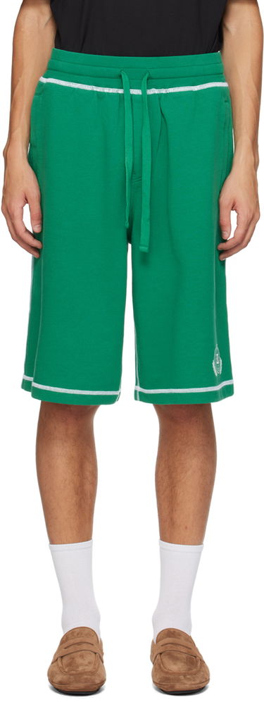 Šortky Dolce & Gabbana Embroidered-Logo Shorts Zelené | GP08BZG7NON, 0