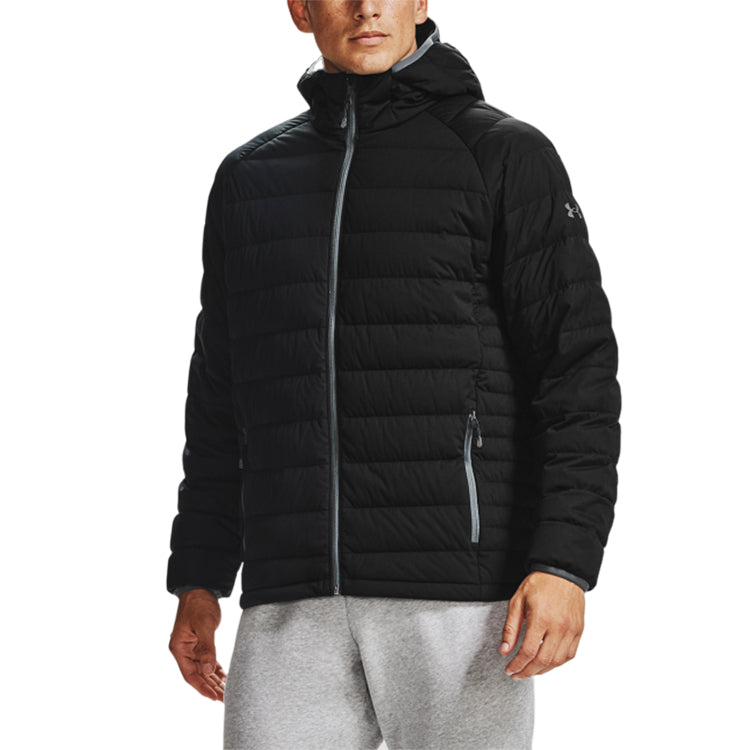 Prešívaná bunda Under Armour Packable Stretch Fleece Down Jacket Čierna | 1355858-001, 0