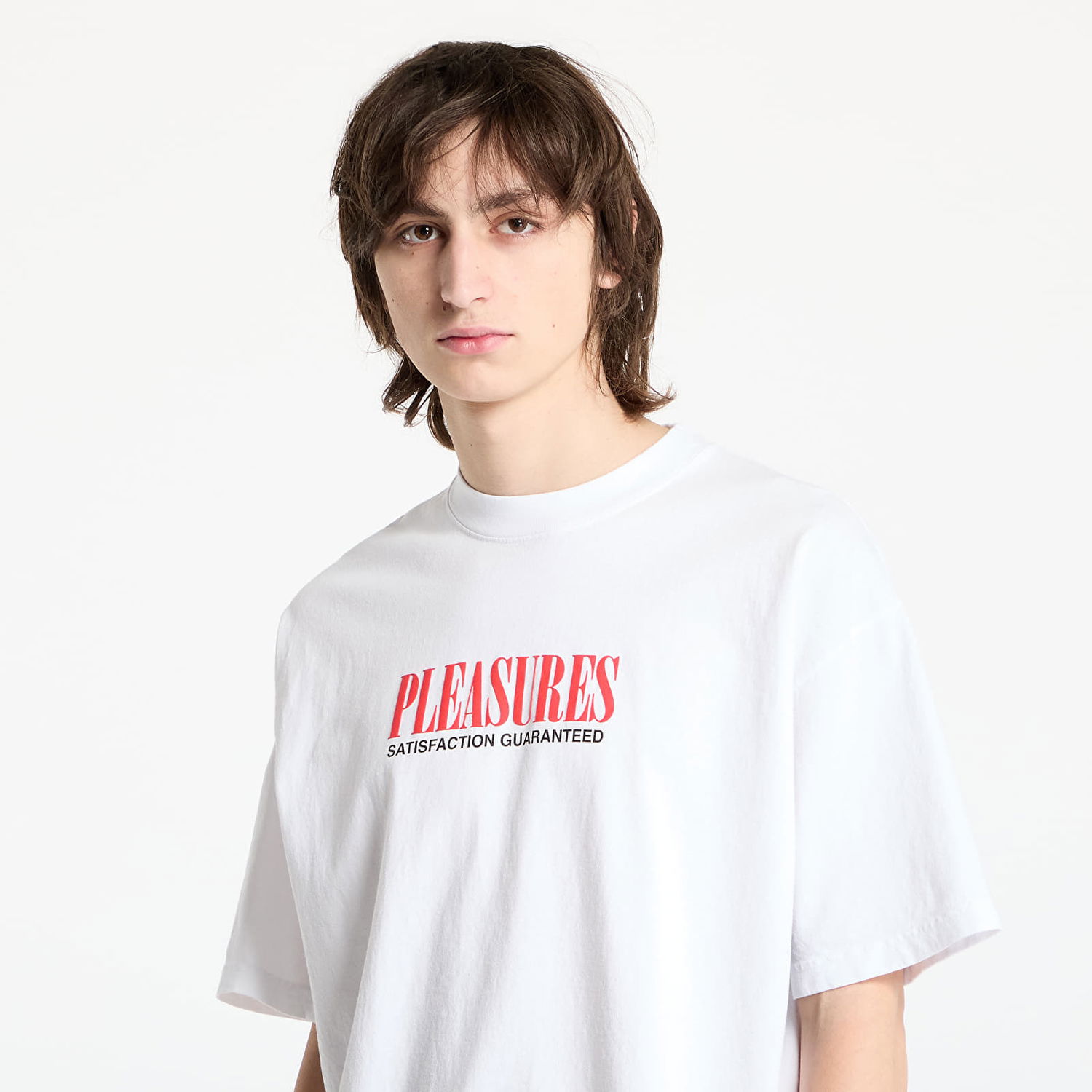 Tričko Pleasures Pleasures Satisfaction T-Shirt Biela | P25SP052 WHITE, 1