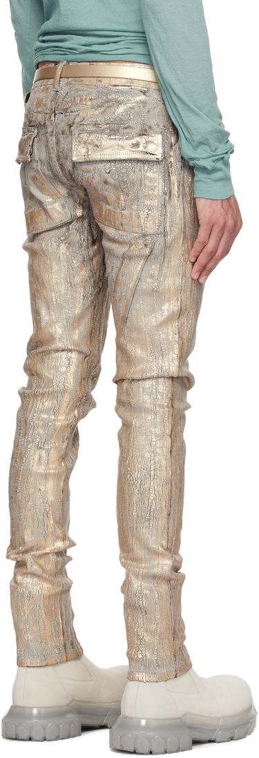 Džínsy Rick Owens Rick Owens Hollywood Tyrone Jeans Metalická | RU01E5393 SGMC, 2