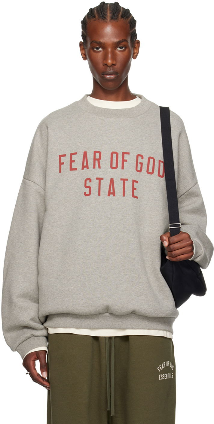 Mikina Fear of God Crewneck Sweatshirt Šedá | 192BT246261F