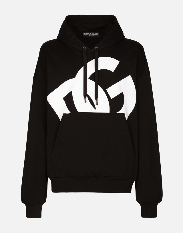 Jersey Hoodie With Dg Print