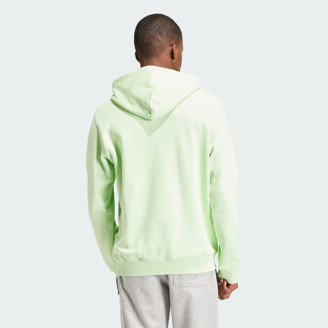 Mikina adidas Performance Classics Trefoil Hoodie Zelené | IM9395, 1