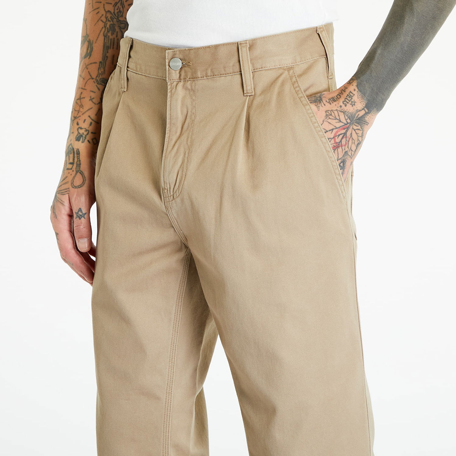 Nohavice a džínsy Carhartt WIP Abbott Pant Zelené | I025934_8Y_06, 0