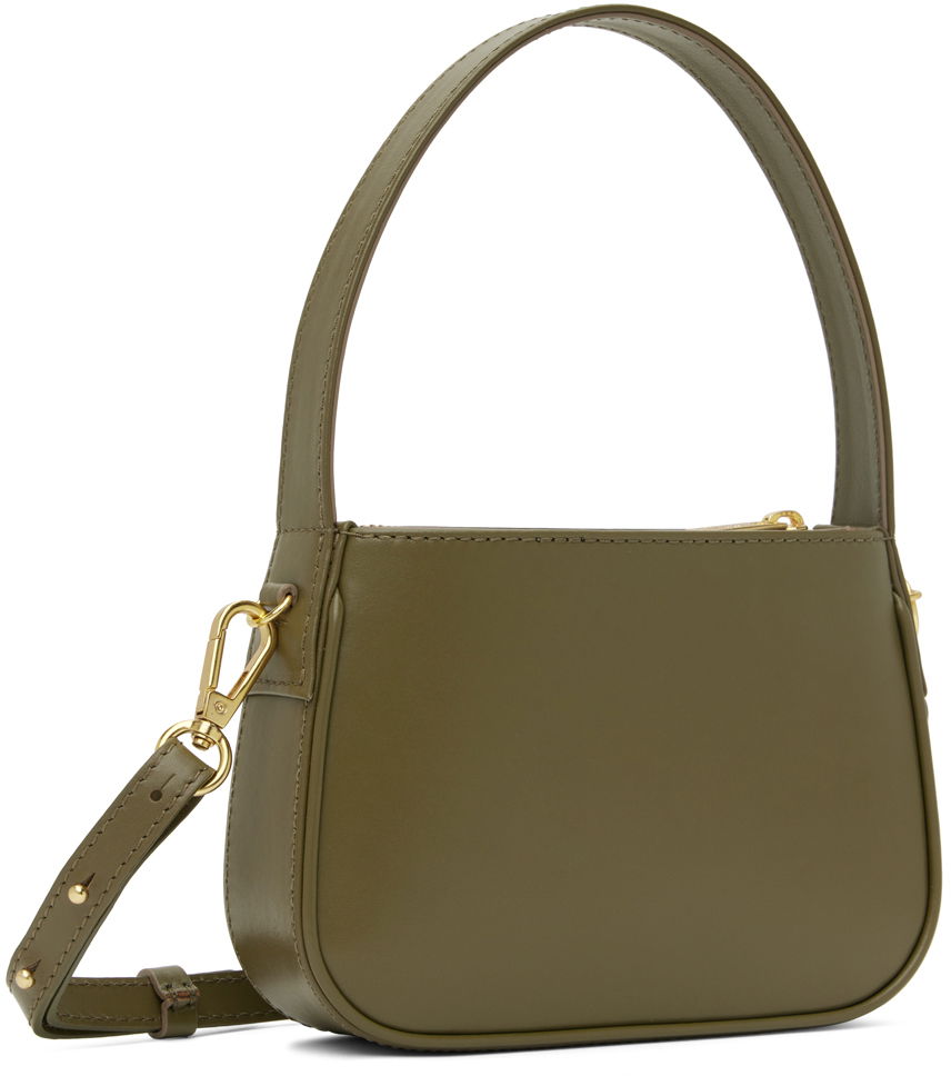 Rhinestone Logo Shoulder Bag