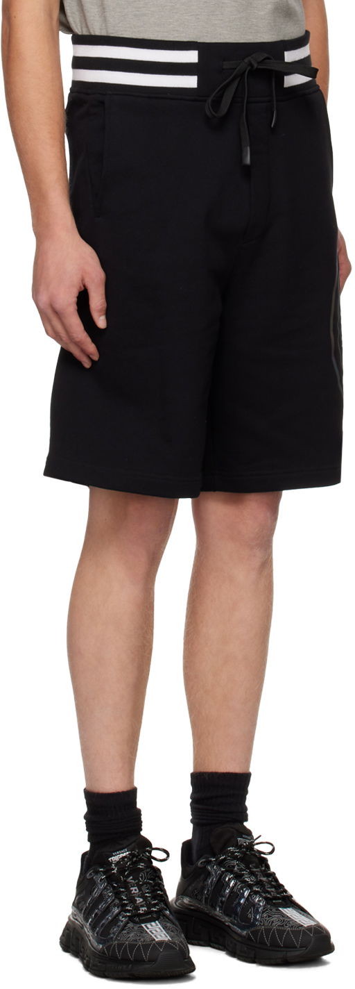 Šortky Versace V-Emblem Shorts Čierna | E73GADG01 ECF00G, 1