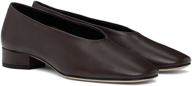 Oblečenie Aeyde Aeyde Delia Leather Ballerina Flats Hnedá | A11-FL-GELR25BL18-SS24-953-007, 3