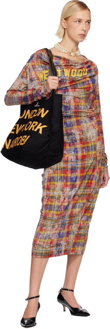 Tote bag Vivienne Westwood Vivienne Westwood Utility Shopper Tote London New York Nairobi Print Čierna | 4205007GU-W019L-, 3