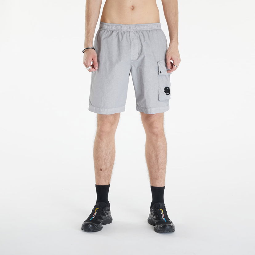 Šortky C.P. Company Boxer Beach Shorts Drizzle Grey Šedá | 16CMBW217A005991G-913