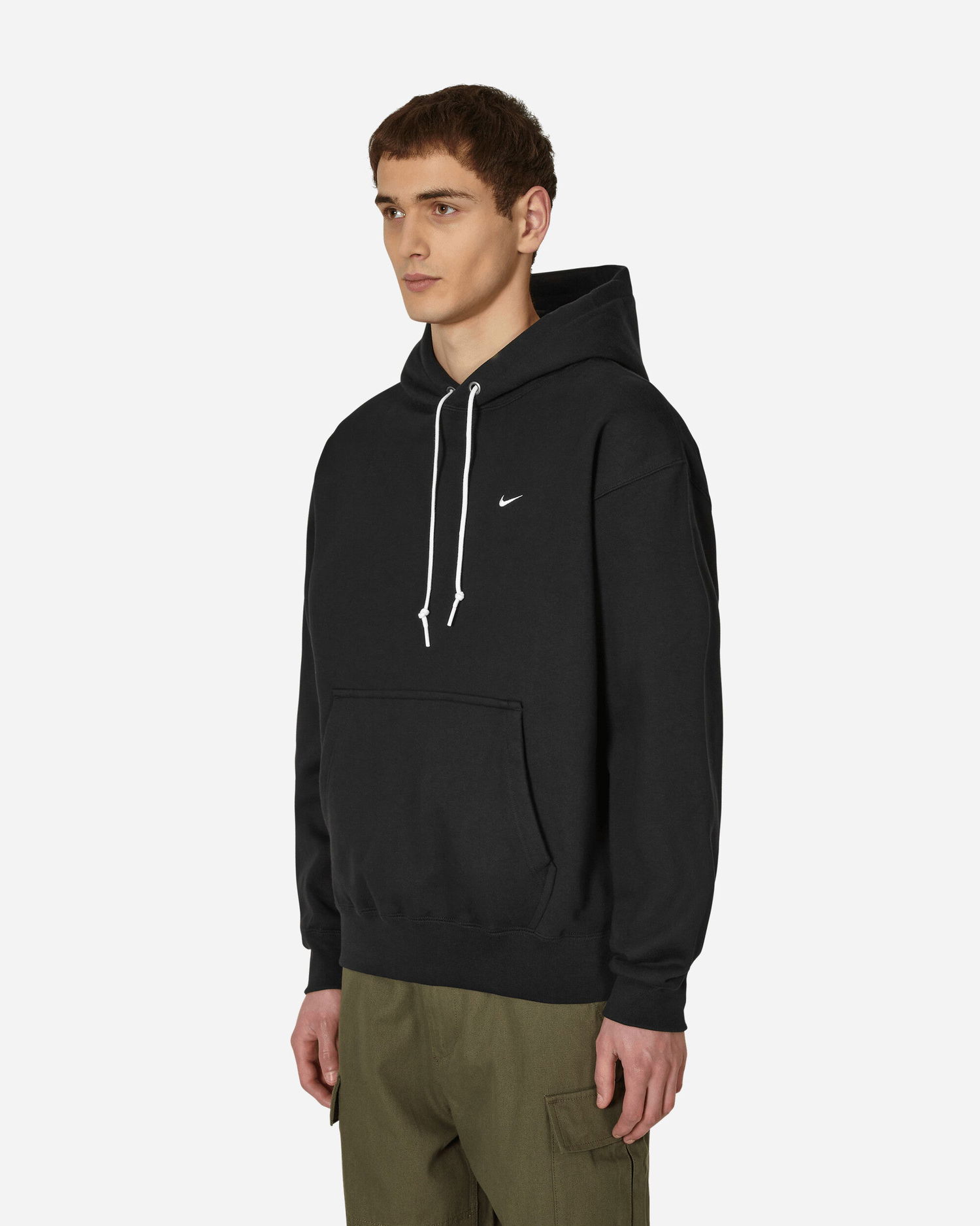 Mikina Nike Solo Swoosh Hooded Sweatshirt Čierna | DX1355-010, 1
