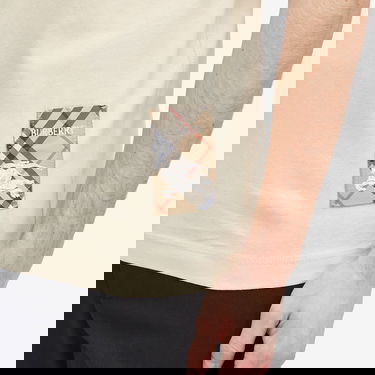 Tričko Burberry Label T-Shirt Béžová | 8103508-C1740, 5