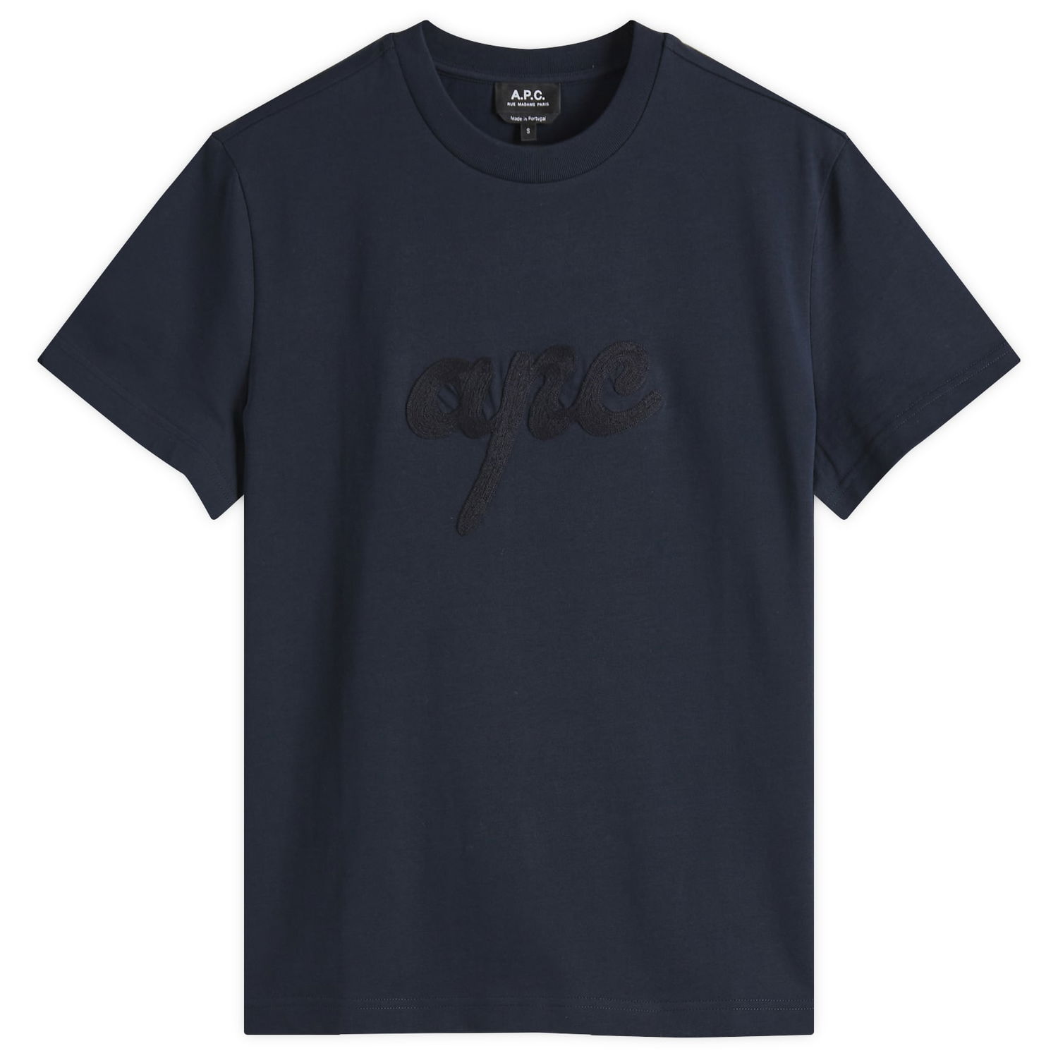 Tričko A.P.C. Women's Lenny Logo T-Shirt, Size Large Navy | COHGS-M26504-IAK, 1