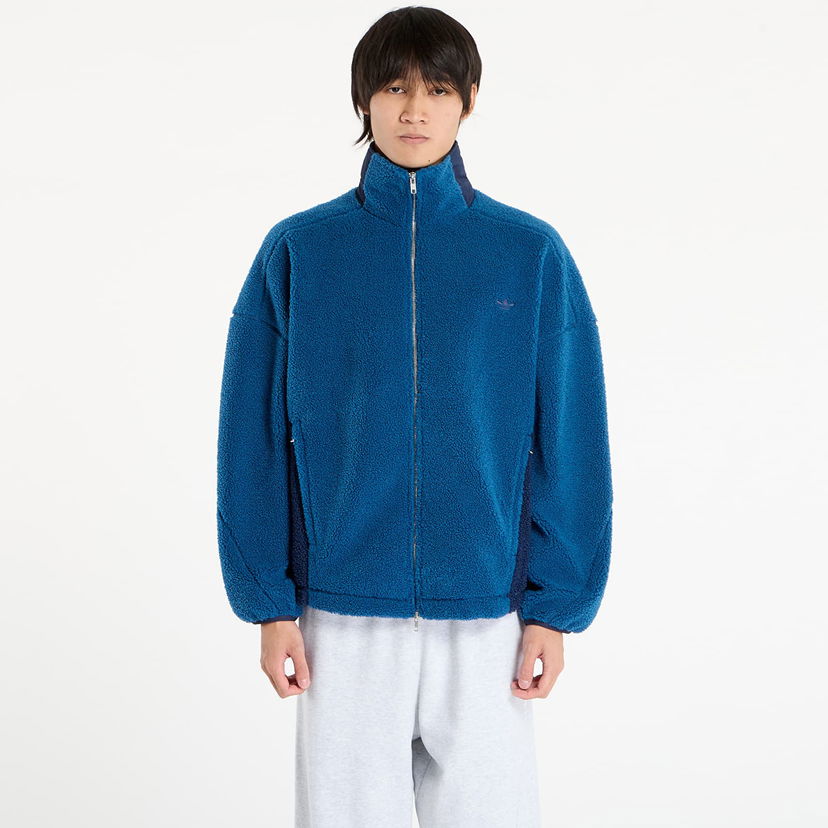 Bunda adidas Originals Adams Blvd Fleece Jacket Modrá | JX6148
