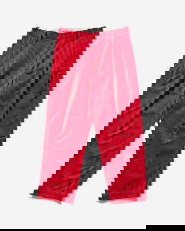 Nohavice WACKO MARIA Double Pleated Chino Trousers Červená | 25SS-WMP-PT13 RED, 1