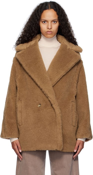Kabáty Max Mara Max Mara Dramma Teddy Coat Hnedá | 2421086072600 MM10739, 0