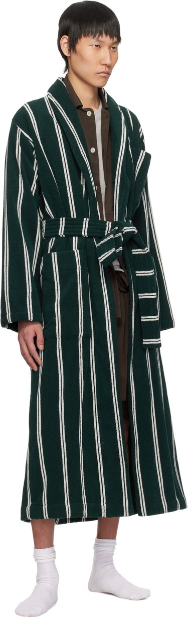 Kabáty TEKLA Tekla Terry Classic Bathrobe Zelené | CB-FOGRST, 4